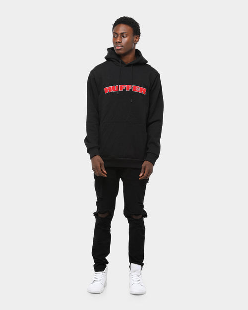 Huffer Men's True Hoodie/Cardinal Black