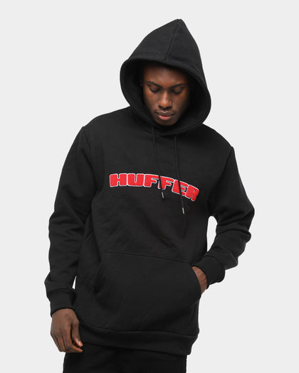 Huffer Men's True Hoodie/Cardinal Black