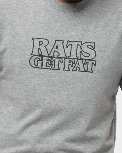 Rats Get Fat Crow SS Tee Grey