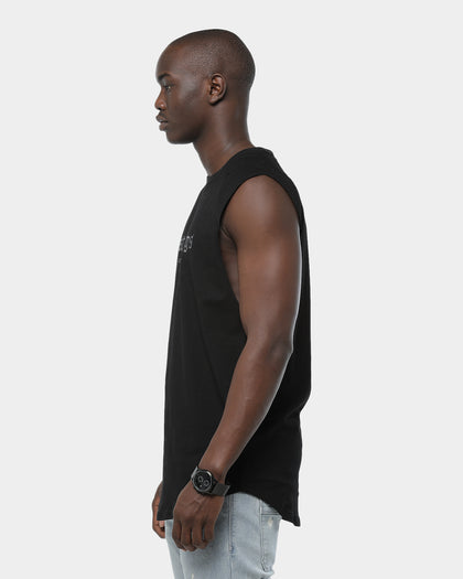 Last Kings Glossed Up Muscle Tee Black