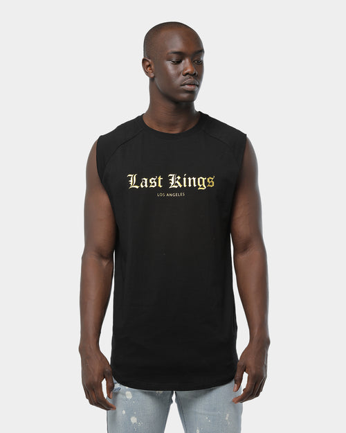 Last Kings Glossed Up Muscle Tee Black/Gold