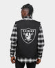 Majestic Athletic Raiders Denim Vest Black