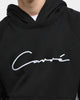 Carré Scripted Raglan Hoodie Black/White