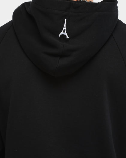 Carré Scripted Raglan Hoodie Black/White