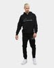 Carré Scripted Raglan Hoodie Black/White