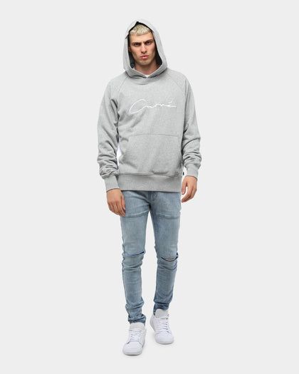 Carré Scripted Raglan Hoodie Grey/White