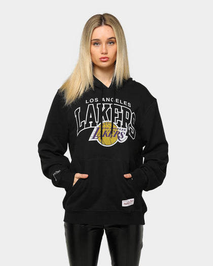 Mitchell & Ness Los Angeles Lakers Vintage Arch Hoodie Black