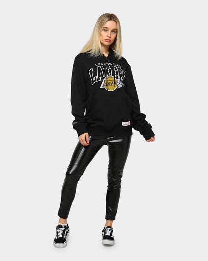 Mitchell & Ness Los Angeles Lakers Vintage Arch Hoodie Black
