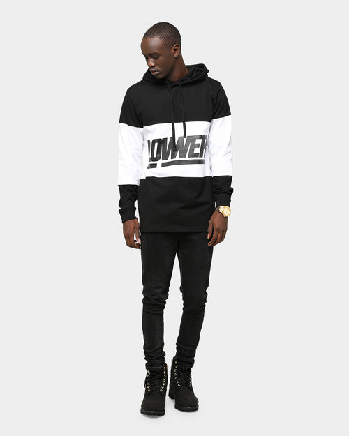 Lower Giants Irving Panel Long Sleeve Hoodie Black/White