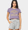 Crooks & Castles Women's Big & Bold Tee Purple