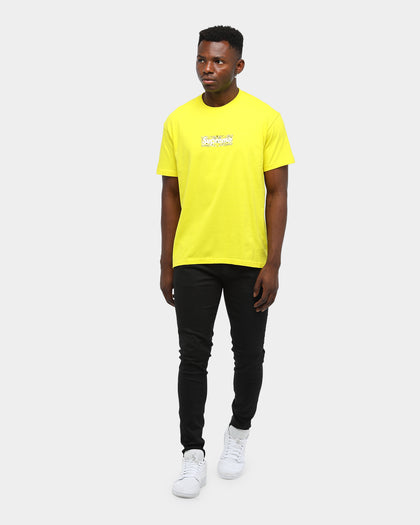 Supreme Men's Bandana Box Logo T-Shirt Yellow