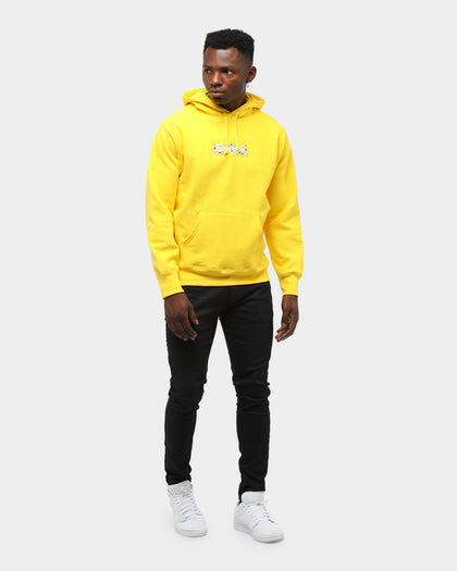 SUPREME BANDANA BOX LOGO HOOD YELLOW