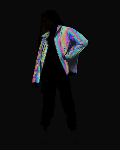 Loiter NYC Men's Spectrum Puffer Jacket Iridescent 3M/Multi-coloured