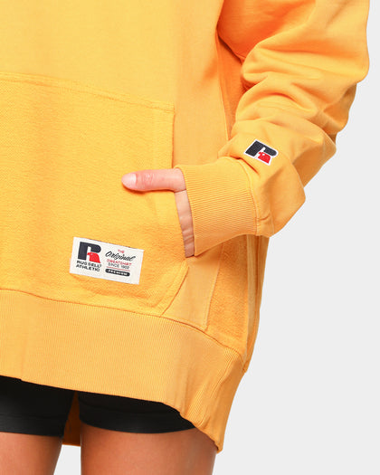 Russell Athletic Men's RA Reverse Panel Hoodie Sulpher