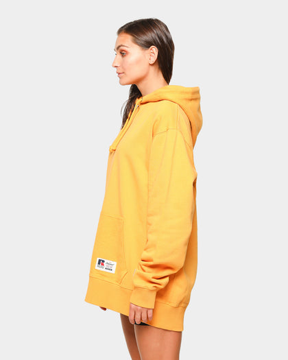 Russell Athletic Men's RA Reverse Panel Hoodie Sulpher