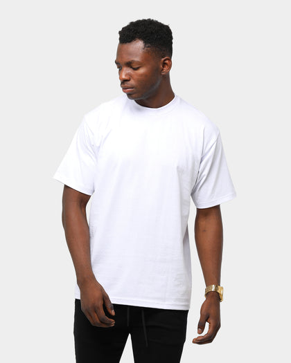 Proclub Men's Heavyweight Short Sleeve Tee White