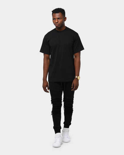 Proclub Men's Heavyweight Short Sleeve Tee Black