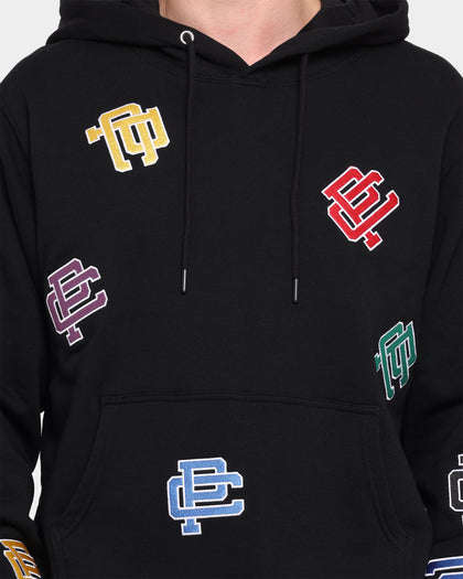 Carré Mono Repeat Long Sleeve Hoodie Black