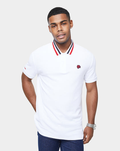 Carré Mono Short Sleeve Polo Shirt White