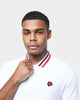 Carré Mono Short Sleeve Polo Shirt White