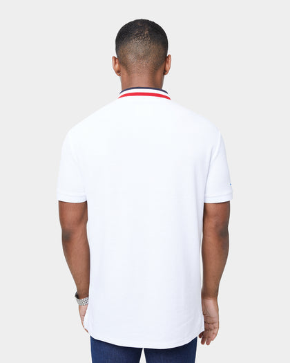 Carré Mono Short Sleeve Polo Shirt White