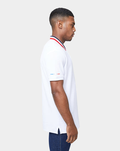 Carré Mono Short Sleeve Polo Shirt White