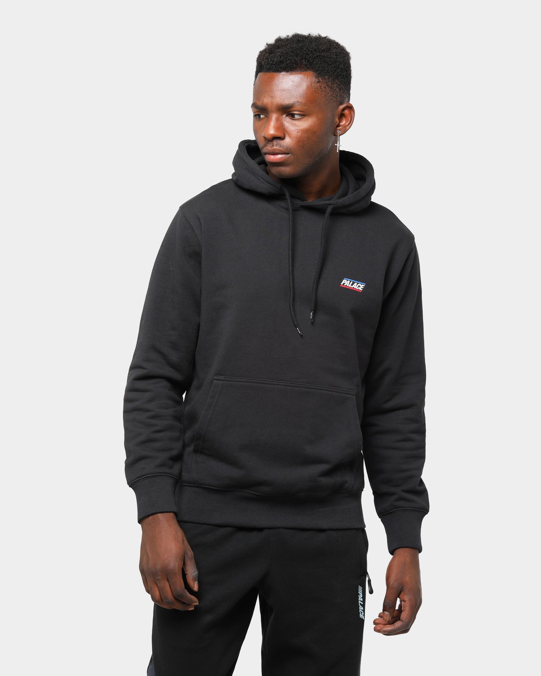 Palace Men's Basically A Hoodie Black | Culture Kings US