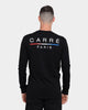 Carré Stripes Long Sleeve T-Shirt Black