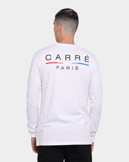 Carré Stripes Long Sleeve T-Shirt White
