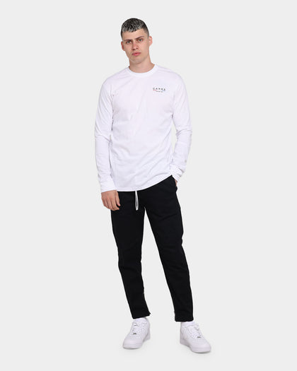Carré Stripes Long Sleeve T-Shirt White