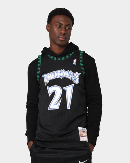 Mitchell & Ness Minnesota Timberwolves Kevin Garnett #21 ALT '97-'98 Swingman Jersey Black