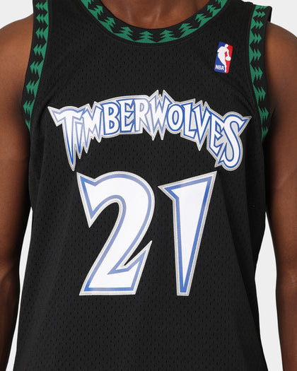 Mitchell & Ness Minnesota Timberwolves Kevin Garnett #21 ALT '97-'98 Swingman Jersey Black