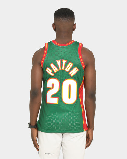 Mitchell & Ness Seattle Sonics Gary Payton '95-'96 #20 Swingman Jersey Green