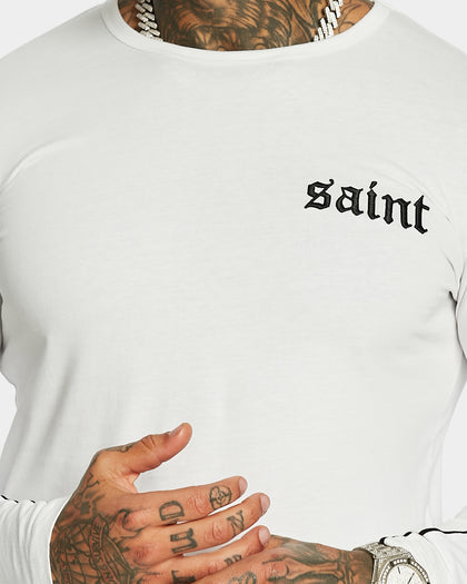 Saint Morta Era Sport Long Sleeve T-Shirt White/Black