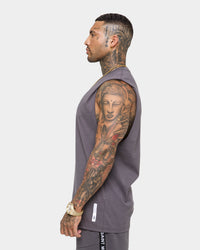 Saint Morta Era Sport Muscle T-Shirt Dark Grey/White
