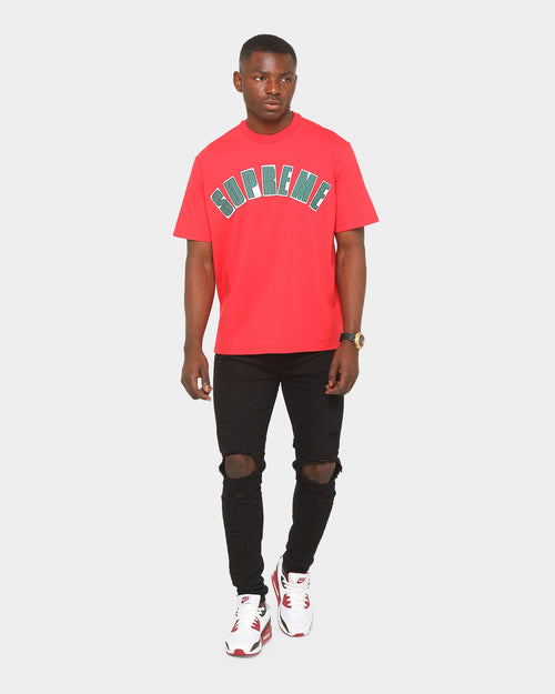 Supreme Men's ARC Applique Short-Sleeve T-Shirt Red