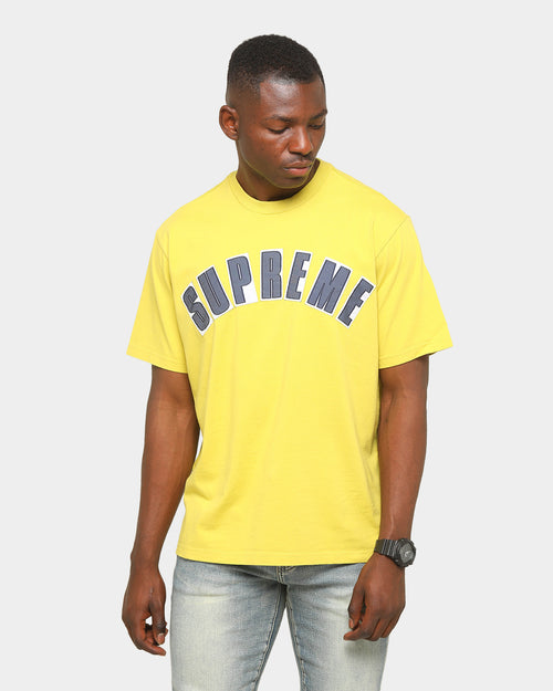 Supreme Men's ARC Applique Short-Sleeve T-Shirt Yellow