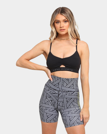 Dead Sport Women's Scrunch Cut Out Bra Black