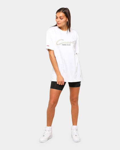 Carré Men's Paris City Classique Short Sleeve T-Shirt White/Gold