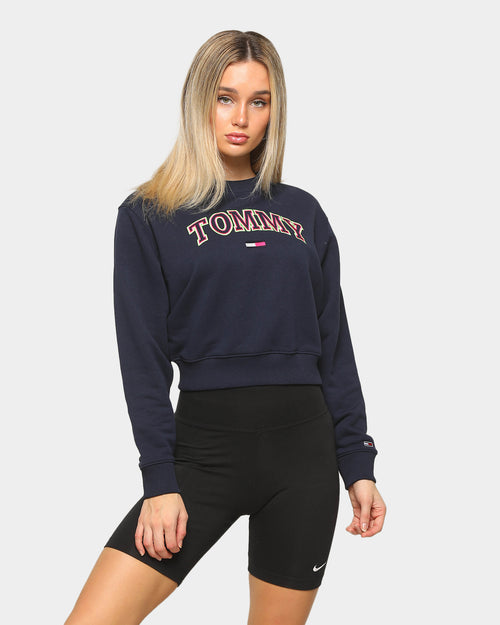 Tommy Jeans Women's Neon Outline Crew Black Iris