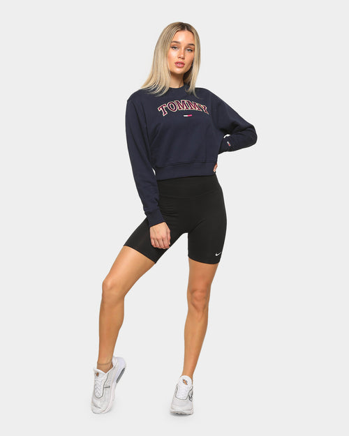 Tommy Jeans Women's Neon Outline Crew Black Iris
