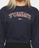 Tommy Jeans Women's Neon Outline Crew Black Iris