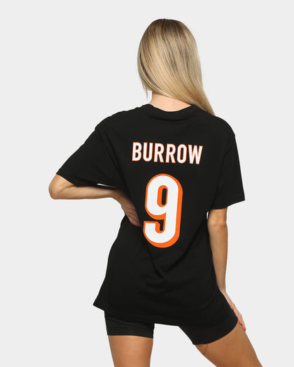 Mitchell & Ness Cincinnati Bengals Joe Burrow 9 NFL T-Shirt Black