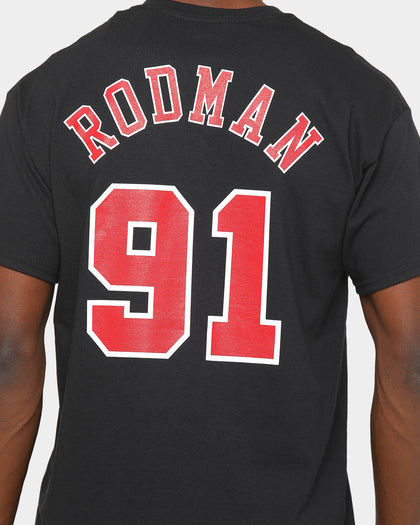 Mitchell & Ness Chicago Bulls Rodman N&N Short Sleeve T-Shirt Black