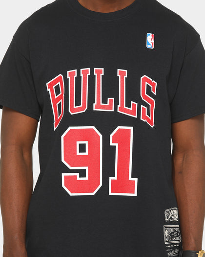 Mitchell & Ness Chicago Bulls Rodman N&N Short Sleeve T-Shirt Black