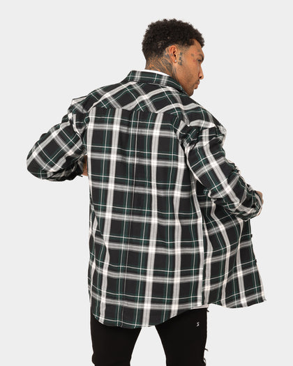 Saint Morta Prima Long Sleeve Flannel Shirt Stadium Green