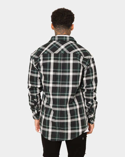 Saint Morta Prima Long Sleeve Flannel Shirt Stadium Green