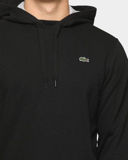 Lacoste Men's Tennis Training Non Brushed Hoodie Black