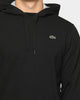 Lacoste Men's Tennis Training Non Brushed Hoodie Black