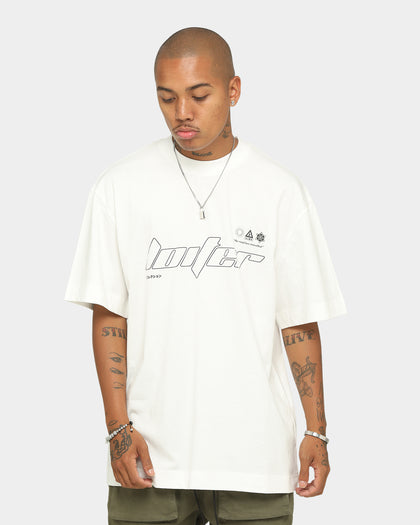 Loiter Reflective Dragon Dynasty T-Shirt Off White